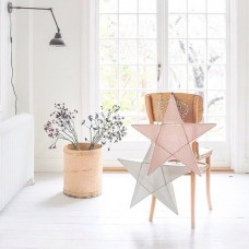 N74 - Star Lantern Silver grey - Large N74 - Star Lantern Silver grey - Large